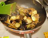 師匠直伝、焼肉のタレでナス炒め♪作り方4写真