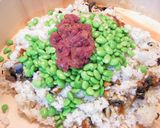 うなぎと梅干と枝豆の混ぜごはん作り方4写真