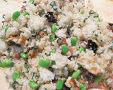 うなぎと梅干と枝豆の混ぜごはん作り方5写真