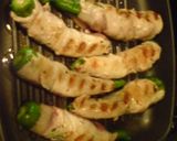 甘長とうがらしの豚肉巻き作り方3写真