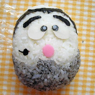 変なおじさん♡おにぎり by 1630412 【クックパッド】 簡単おいしい