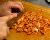 激辛!キムチ炒飯♪作り方1写真