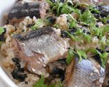 秋刀魚の炊き込みご飯作り方6写真