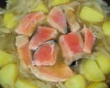 道産子の味?☆ほっこり鮭じゃが♪石狩鍋風作り方15写真