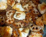 鶏むね肉とレンコンのバター醤油炒め作り方3写真