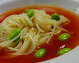 たっぷりトマトの冷製パスタ作り方23写真