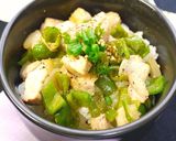 豚肉と玉ねぎとピーマンの黒酢炒め丼作り方4写真