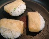 高菜の稲荷焼きおにぎり♬ ♬作り方3写真