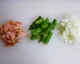 ★鮭チャーハン★作り方1写真