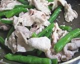 インゲンと豚肉の中華味作り方3写真