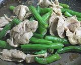 インゲンと豚肉の中華味作り方4写真