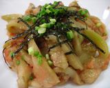 ♡なすと明太子のバター風味♡つまみにも作り方4写真