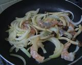 えびときのこゴルゴンゾーラクリームパスタ作り方3写真