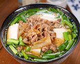 行列のうどんそば⑤ニラと豆腐の肉吸い🤩🍜作り方4写真