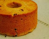 チョコチップ&バナナのシフォンケーキ作り方12写真