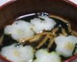 ❤簡単美味すぃ〰お茶漬けの素でお吸い物❤作り方5写真