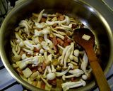 きのこのチーズホワイトソース作り方2写真
