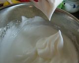 【小松菜とＷゴマのシフォンケーキ♫】作り方7写真