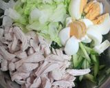 鶏むね肉orささみのマヨポン☆サラダ作り方5写真