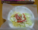 電子レンジで簡単塩焼きそば作り方1写真
