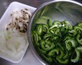 ゴーヤーえびチャンプルー作り方1写真