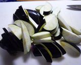 時間と油をカットしたナスの炒め物作り方1写真
