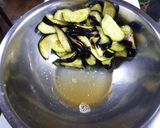 時間と油をカットしたナスの炒め物作り方4写真