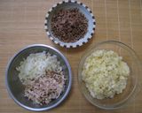 豚ひき肉とごぼうのしぐれ煮コロッケ作り方1写真