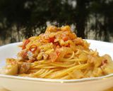 簡単*お店の本格トマトクリームパスタ作り方16写真