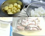イカと大根とじゃがいもの煮物☆作り方2写真