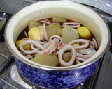 イカと大根とじゃがいもの煮物☆作り方4写真