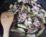 なすと豚肉の炒め物*覚書作り方3写真