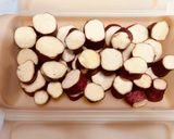 べっこう飴絡めて🍠はレンチンで本格大学芋作り方2写真
