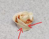 簡単バラ焼き餃子 • 玫瑰花水煎饺作り方5写真