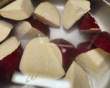 薩摩芋と鶏もも照り焼き♪弁当♪正月明け作り方1写真