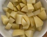 ジャガイモの甘辛肉葱炒作り方1写真