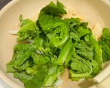 筍と春菊とかまぼこの炒め物作り方4写真