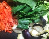 【野菜消費！】豚肉とナス🧧旨酸あん炒め🐼作り方1写真