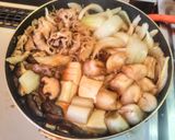 新玉ねぎを楽しむ すき焼き風 牛丼作り方10写真
