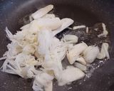 エリンギ山伏茸ツナ砂糖醤油パスタ作り方1写真