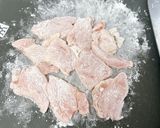 水晶鶏♪手作り梅酢玉ねぎだれがけ作り方4写真