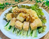 絶品ネギダレ！厚揚げの油淋鶏＆油淋鶏丼作り方5写真