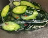 少ない材料できゅうりの浅漬け風！作り方4写真