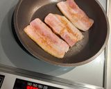 ベーコンキャベツ(レタス)ホットサンド作り方1写真
