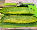 夏に食べたい！ゴーヤの塩昆布和え作り方1写真