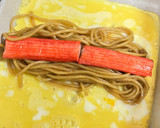 和風✨だし巻き卵と焼きそのオムそばロール作り方4写真
