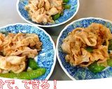 美味簡単 ピーマン炒め豚肉甘辛炒めのせ作り方9写真