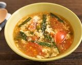 トマトとニラの酸辣湯風スープ作り方5写真