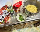 ミートチキンパスタ🍝😃作り方1写真