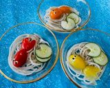 子供喜ぶ　金魚そうめん風（グルテンフリー作り方6写真